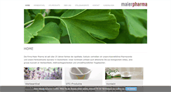 Desktop Screenshot of maierpharma.de